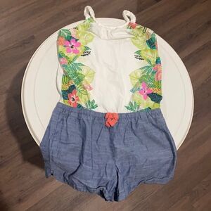 Cherokee. Girls shorts jumpsuit. Girls 5.